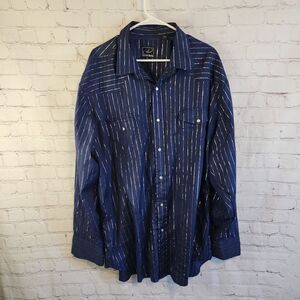 Men's Roper button down longsleeve shirt, size 3XL